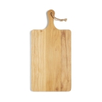 Tábua para cortar ou servir retangular de teca cor madeira