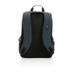 Mochila versátil com USB, RFID e bolso para PC de 15,6'' EcoLifestyle cor azul-marinho terceira vista