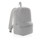 Mochila eco de lona reciclada por tingir 285 g/m2 EcoTrace Raw cor cinzento