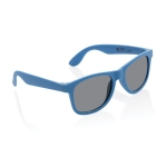 Óculos de sol de plástico PP reciclado cor azul