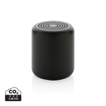 Coluna de som sem fios de plástico reciclado BT 5.0 EcoSound cor preto