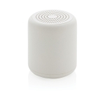 Coluna de som sem fios de plástico reciclado BT 5.0 EcoSound cor branco