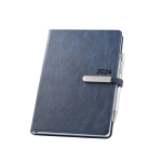 Agendas 2023 personalizadas com caneta cor azul