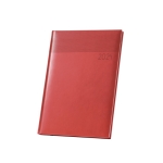 Agendas estampadas semanais de pele sintética colorida B5 Origami cor vermelho