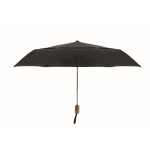 Guarda-chuva dobrável antivento de polialgodão 190T Ø 99cm cor preto