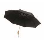 Guarda-chuva dobrável antivento de polialgodão 190T Ø 99cm cor preto segunda vista