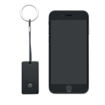 Dispositivo localizador sem fios com botão de selfies cor preto