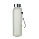 Garrafa de vidro para imprimir imagem com tira para pendurar 500ml cor branco transparente