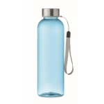 Garrafa de Tritan Renew™ transparente antifugas tampa com pega 500ml cor azul transparente quarta vista