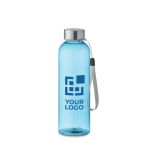 Garrafa de Tritan Renew™ transparente antifugas tampa com pega 500ml cor azul transparente vista principal