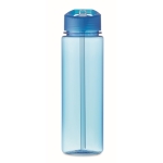 Garrafa de Tritan Renew™ antifugas com palhinha para desporto 650ml cor azul transparente quarta vista