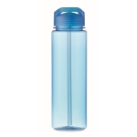 Garrafa de Tritan Renew™ antifugas com palhinha para desporto 650ml cor azul transparente quinta vista