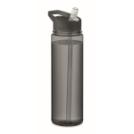 Garrafa de Tritan Renew™ antifugas com palhinha para desporto 650ml cor cinzento transparente segunda vista