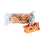 Barra cereais muesli mini c. arandos, embalagem reciclável cor transparente