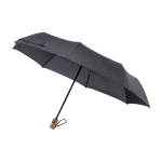 Guarda-chuva automático de pongee 190T, 8 painéis saco Ø96 cor preto quarta vista