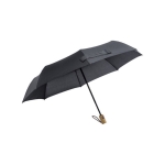 Guarda-chuva automático de pongee 190T, 8 painéis saco Ø96 cor preto sétima vista