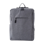 Mochila executiva quadrada para portátil de 15'' com USB Activewear cor cinzento primeira vista