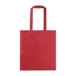 Saco de compras non-woven rPET com asas compridas 70 g/m² cor vermelho primeira vista