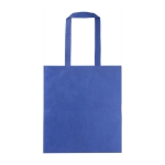 Saco de compras non-woven rPET com asas compridas 70 g/m² cor azul real primeira vista