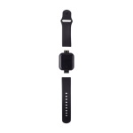 Smartwatch multifunções sem fios, pulseira ajustável e USB cor preto primeira vista