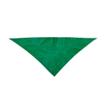 Clássico lenço triangular de poliéster em cores vibrantes cor verde primeira vista