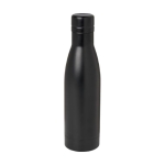 Garrafa térmica de aço inoxidável reciclado 500ml cor preto terceira vista