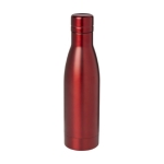 Garrafa térmica de aço inoxidável reciclado 500ml cor vermelho terceira vista