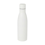 Garrafa térmica de aço inoxidável reciclado 500ml cor branco terceira vista