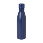 Garrafa térmica de aço inoxidável reciclado 500ml cor azul-marinho terceira vista