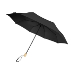 Guarda-chuva manual dobrável reciclado, 8 painéis Ø 96 cor preto