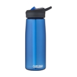 Garrafa CamelBak®, tritan reciclado, bocal antifugas 750ml cor azul real vista lateral