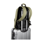 Mochila anti-roubo, material reciclado, PC, bolsos 15,6'' cor verde quinta vista