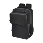 Mochila poliéster reciclado PC bolsa de cintura amovível 15'' cor preto