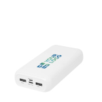 Powerbank, plástico reciclado, 4 portas de carga 20 000 mAh vista principal