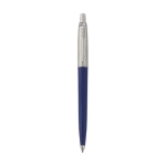 Caneta reciclada elegante, recarga tinta azul Parker Jotter cor azul-marinho segunda vista frontal