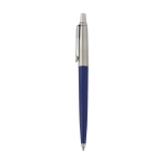 Caneta reciclada elegante, recarga tinta azul Parker Jotter cor azul-marinho vista lateral