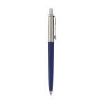 Caneta reciclada elegante, recarga tinta azul Parker Jotter cor azul-marinho segunda vista com lateral