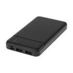 Powerbank de material reciclado com carga rápida 10 000 mAh cor preto