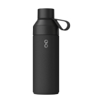 Garrafa térmica, aço/plástico reciclado 500ml Ocean Bottle cor preto