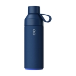 Garrafa térmica, aço/plástico reciclado 500ml Ocean Bottle cor azul-marinho