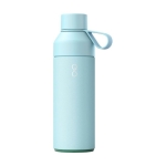 Garrafa térmica, aço/plástico reciclado 500ml Ocean Bottle cor azul pastel