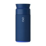 Termos de aço inoxidável/plástico reciclado 350ml Ocean Bottle cor azul-marinho