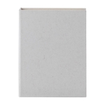 Bloco de notas adesivas, capa de pacotes de leite reciclados cor branco terceira vista