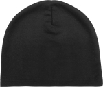 Gorro de poliéster macio/personalizável para inverno 280 g/m2 cor preto primeira vista