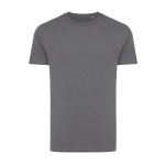 T-shirt mix de algodão reciclado e orgânico casual fit, 180 g/m2, Iqoniq cor cinzento