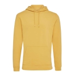 Sweatshirt de algodão reciclado e orgânico slim fit, 340 g/m2, Iqoniq cor amarelo