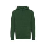 Sweatshirt de algodão reciclado e orgânico slim fit, 340 g/m2, Iqoniq cor verde-escuro