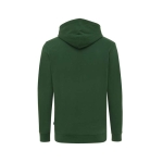 Sweatshirt de algodão reciclado e orgânico slim fit, 340 g/m2, Iqoniq cor verde-escuro quinta vista