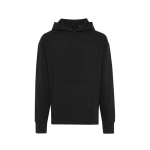 Sweatshirt em algodão eco regular fit 340 g/m2, Iqoniq cor preto