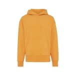 Sweatshirt em algodão eco regular fit 340 g/m2, Iqoniq cor cor-de-laranja